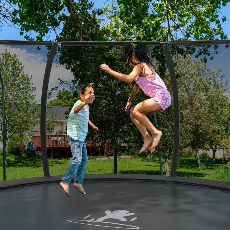 4.3 m Family Trampoline with Safety Net & Ladder