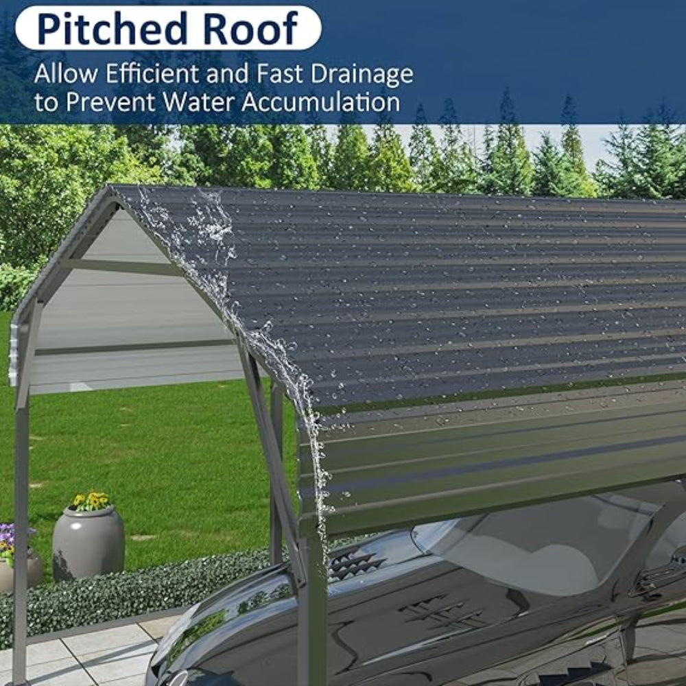 3.6 × 6 m Heavy-Duty Carport Canopy