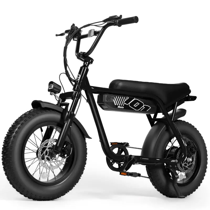 1500W Fat-Tire Electric Bike – All-Terrain, Removable Battery