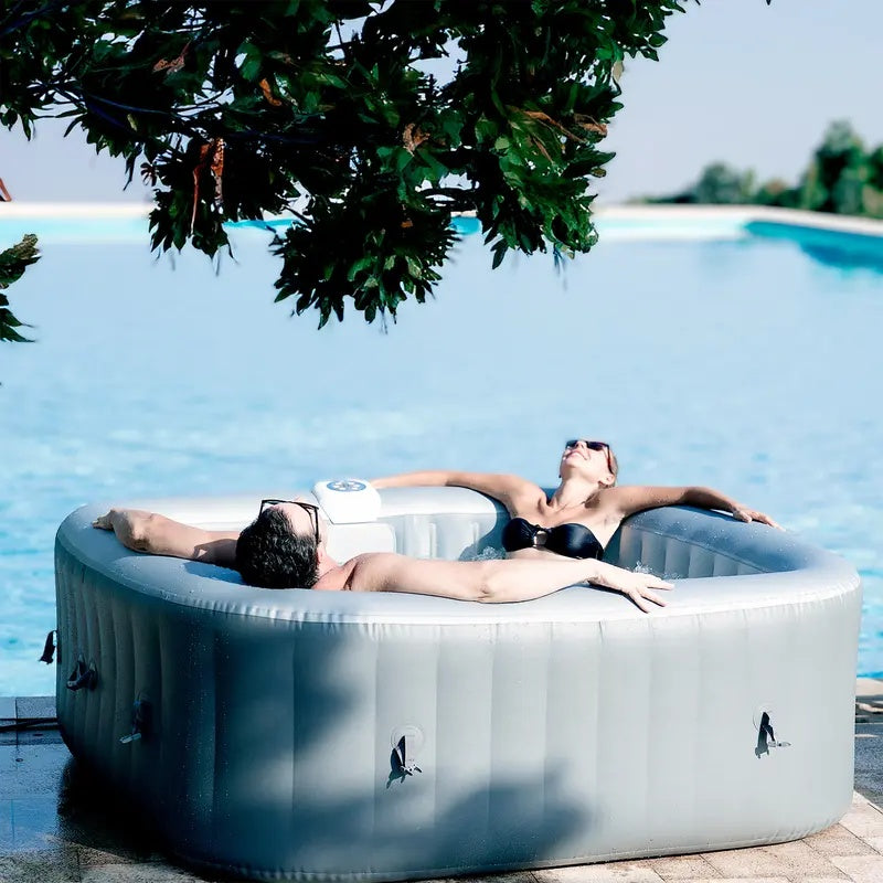 Inflatable Hot Tub Spa – 4–6 People, 130 Bubble Jets