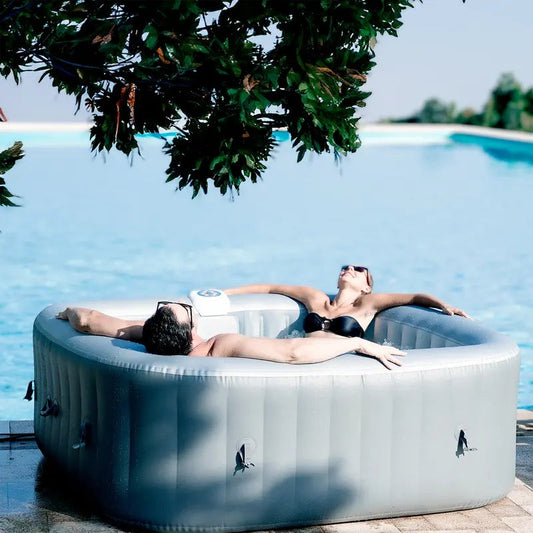 Inflatable Hot Tub Spa – 4–6 People, 130 Bubble Jets