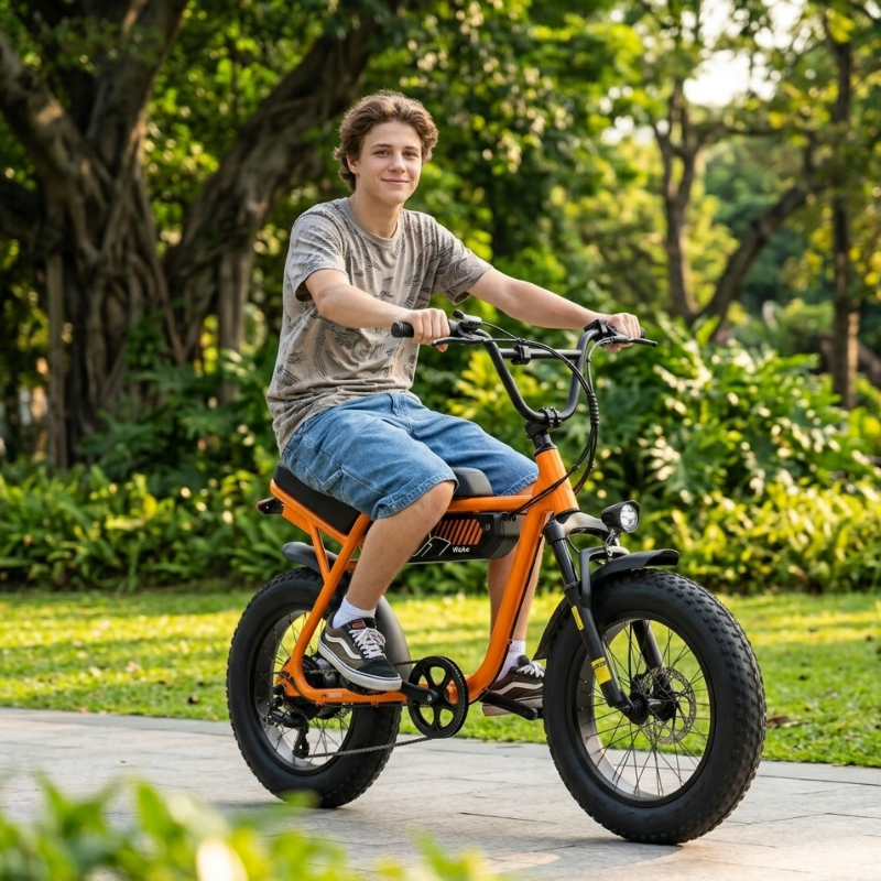 1500W Fat-Tire Electric Bike – All-Terrain, Removable Battery