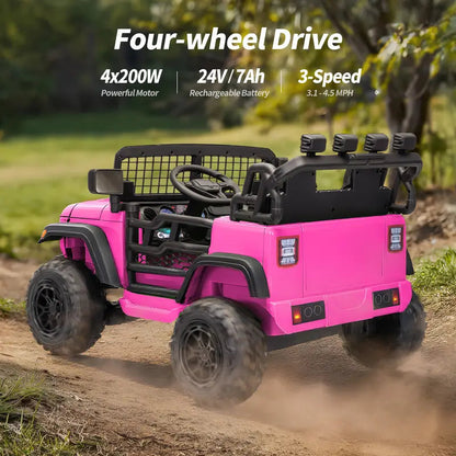 24V Kids Ride-On Truck with Remote Control