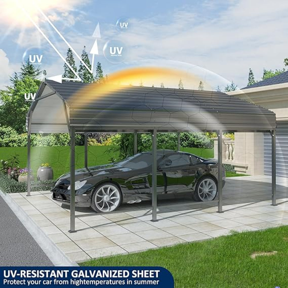 3.6 × 6 m Heavy-Duty Carport Canopy