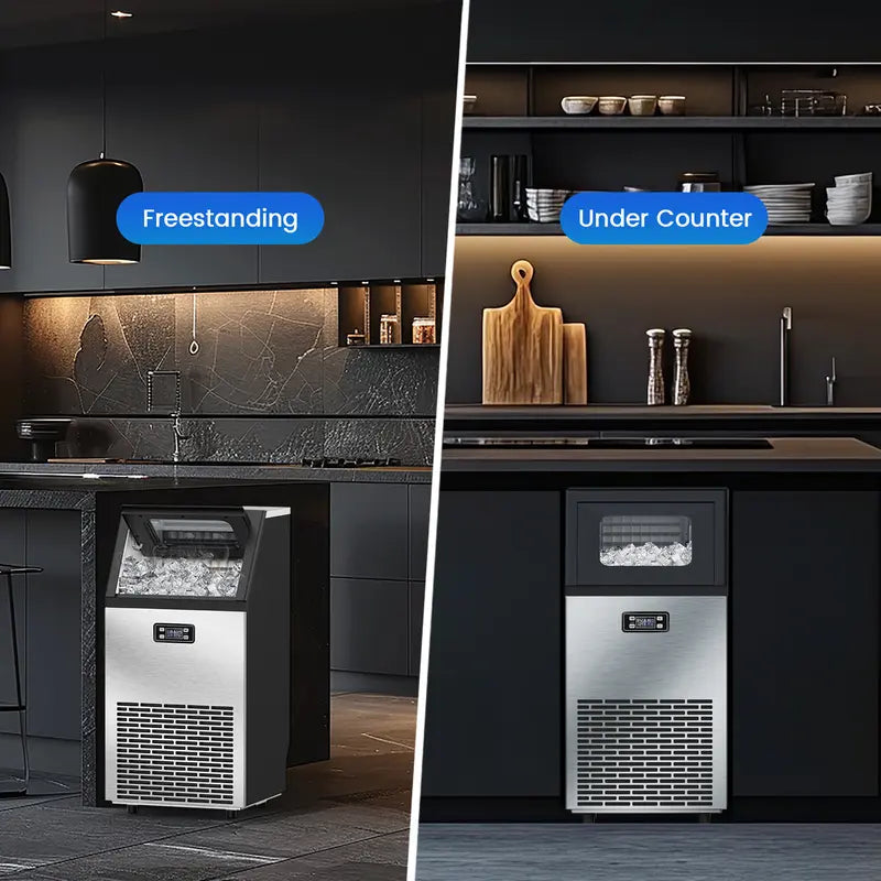 Commercial Ice Maker Machine – 45 kg/Day, Stainless Steel