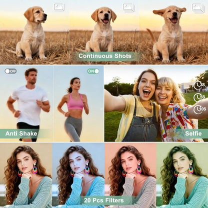 4K Digital Camera – 48MP, Compact Vlogging Camera