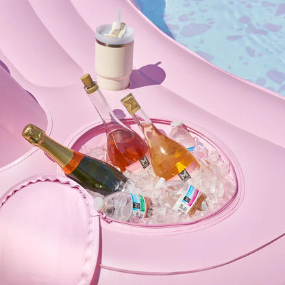 Inflatable Lounge Pool with Built-In Sofa & Coolers