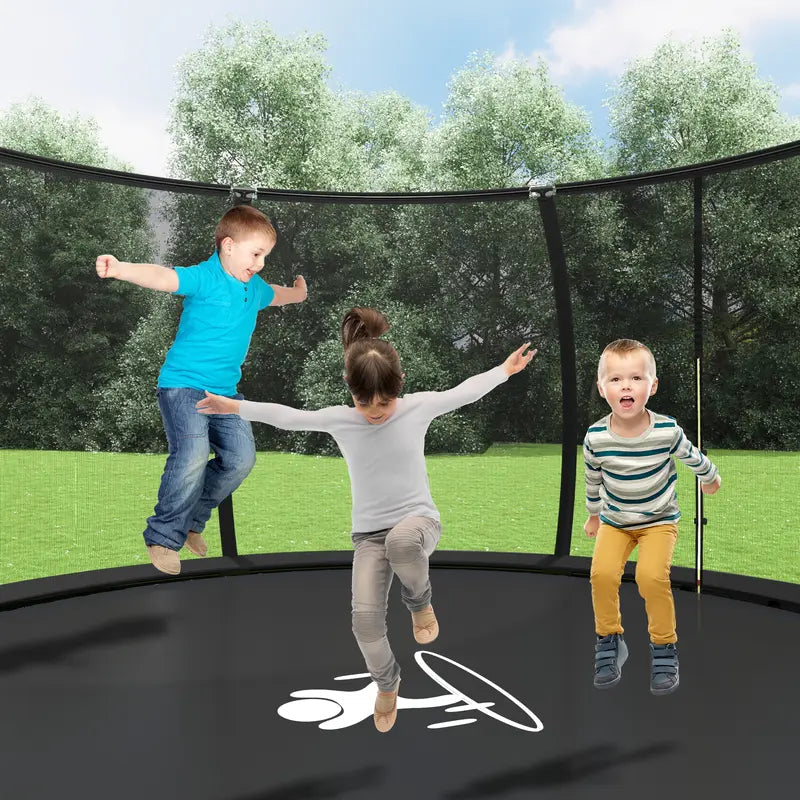 4.3 m Family Trampoline with Safety Net & Ladder
