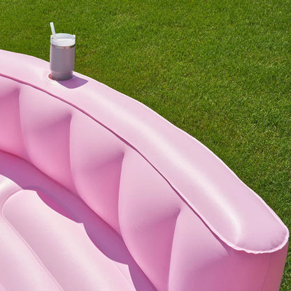 Inflatable Lounge Pool with Built-In Sofa & Coolers