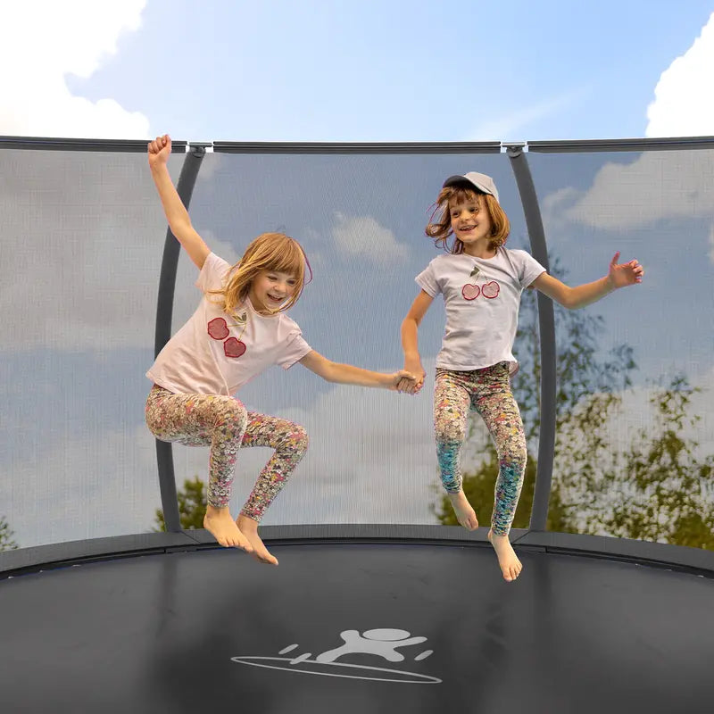4.3 m Family Trampoline with Safety Net & Ladder