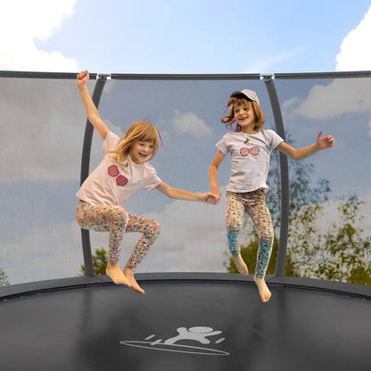4.3 m Family Trampoline with Safety Net & Ladder
