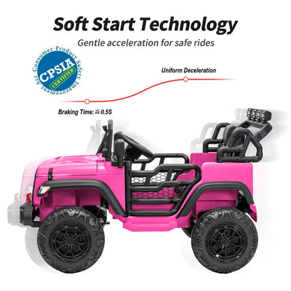 24V Kids Ride-On Truck with Remote Control