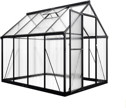 Walk-In Polycarbonate Greenhouse – 1.8 × 2.1 m