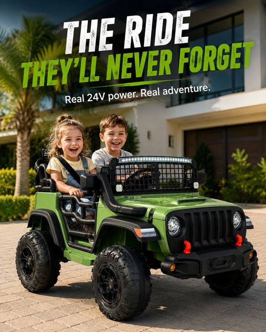 24V Kids Ride-On Truck with Remote Control