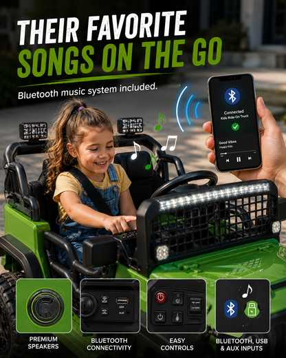 24V Kids Ride-On Truck with Remote Control